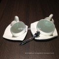 Restaurante Square Coffee Cup, Copa Espresso, porcelana Cup for Hotel &amp; Restaurant